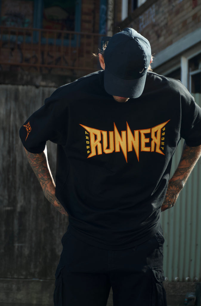 Bolt Tee - Black Fire