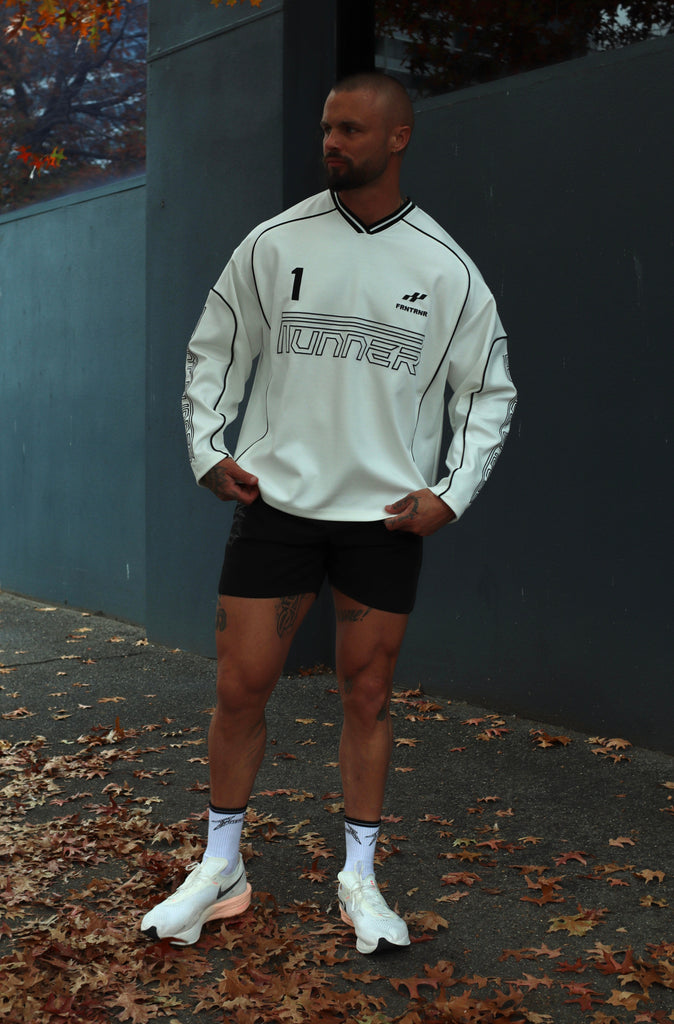 Striker L/S Jersey - White