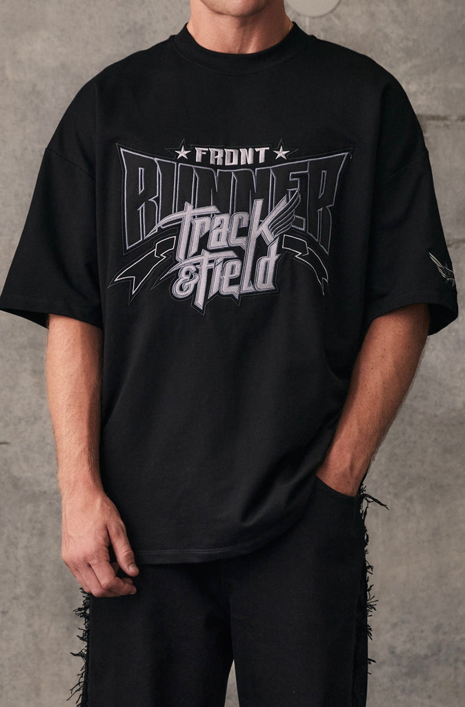 Track Runner Tee Graphite [men]