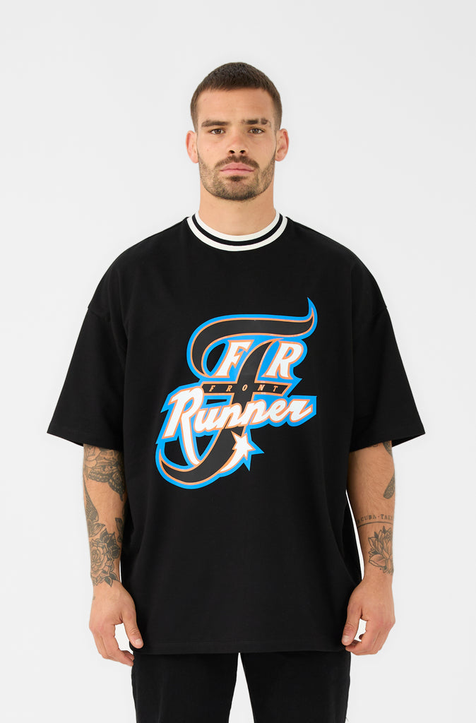 Neon Sprint Tee - Black