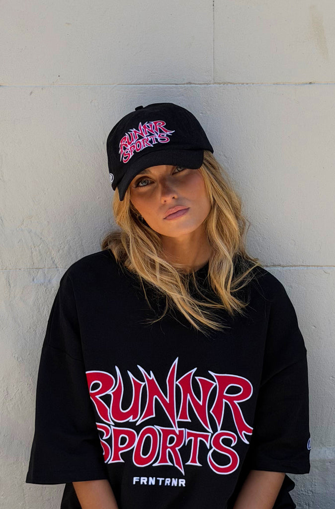 Runner Sports Cap Black