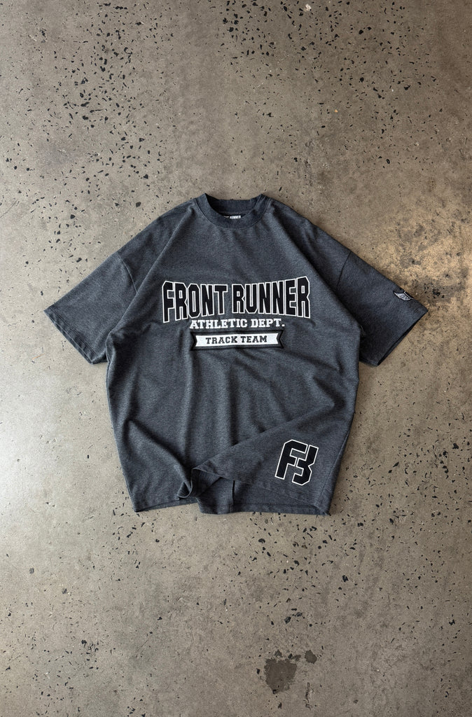 Athletic Department Tee - Charcoal Marle