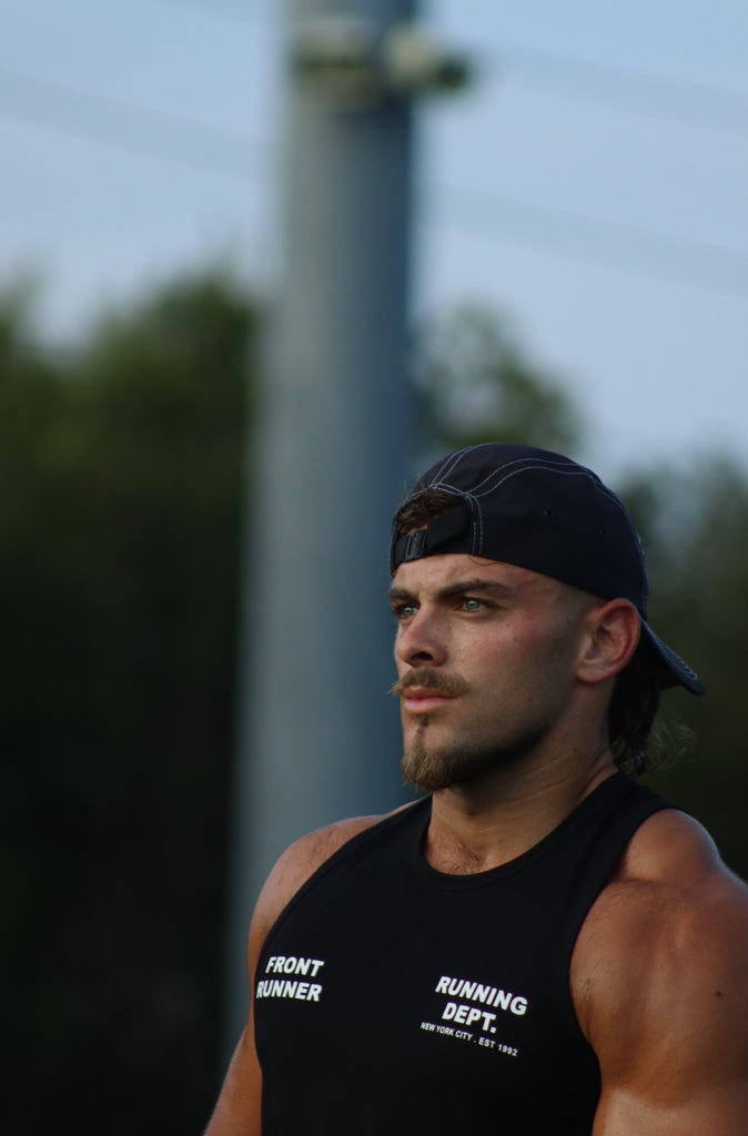Running Dept Singlet - Black