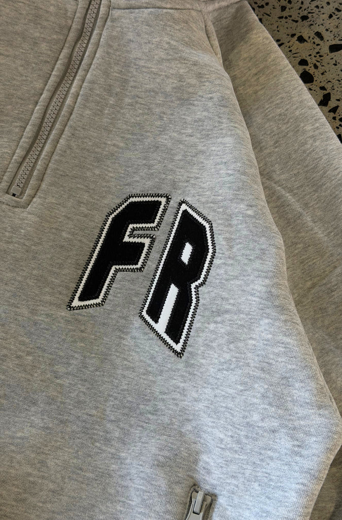 Classic Running Dept. 1/4 Zip Grey Marle