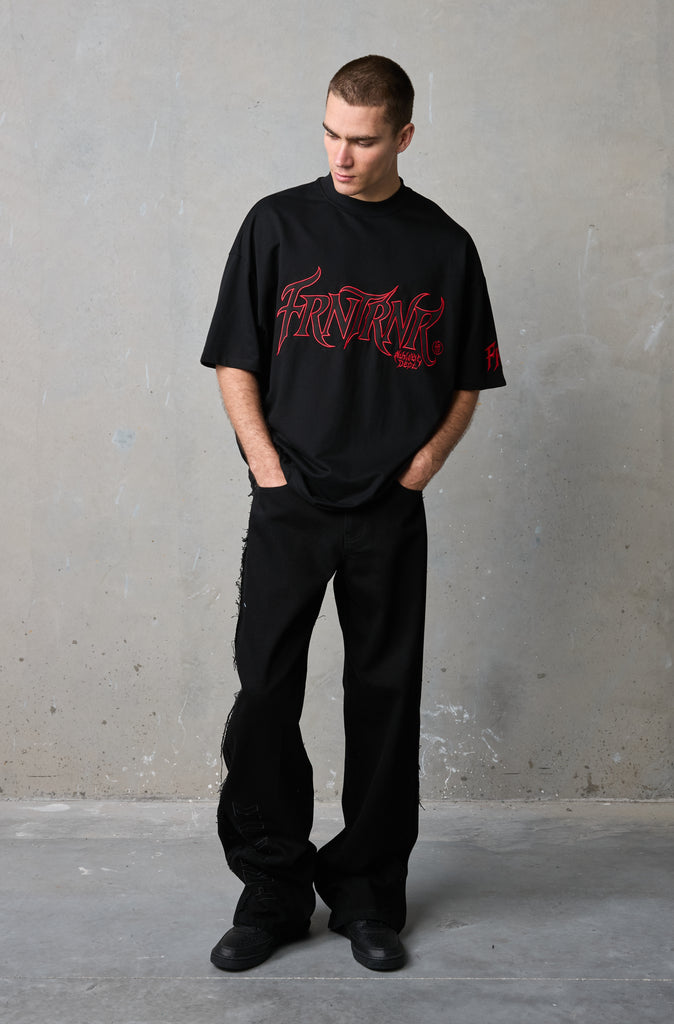 Thorned Legacy Tee - Black Red