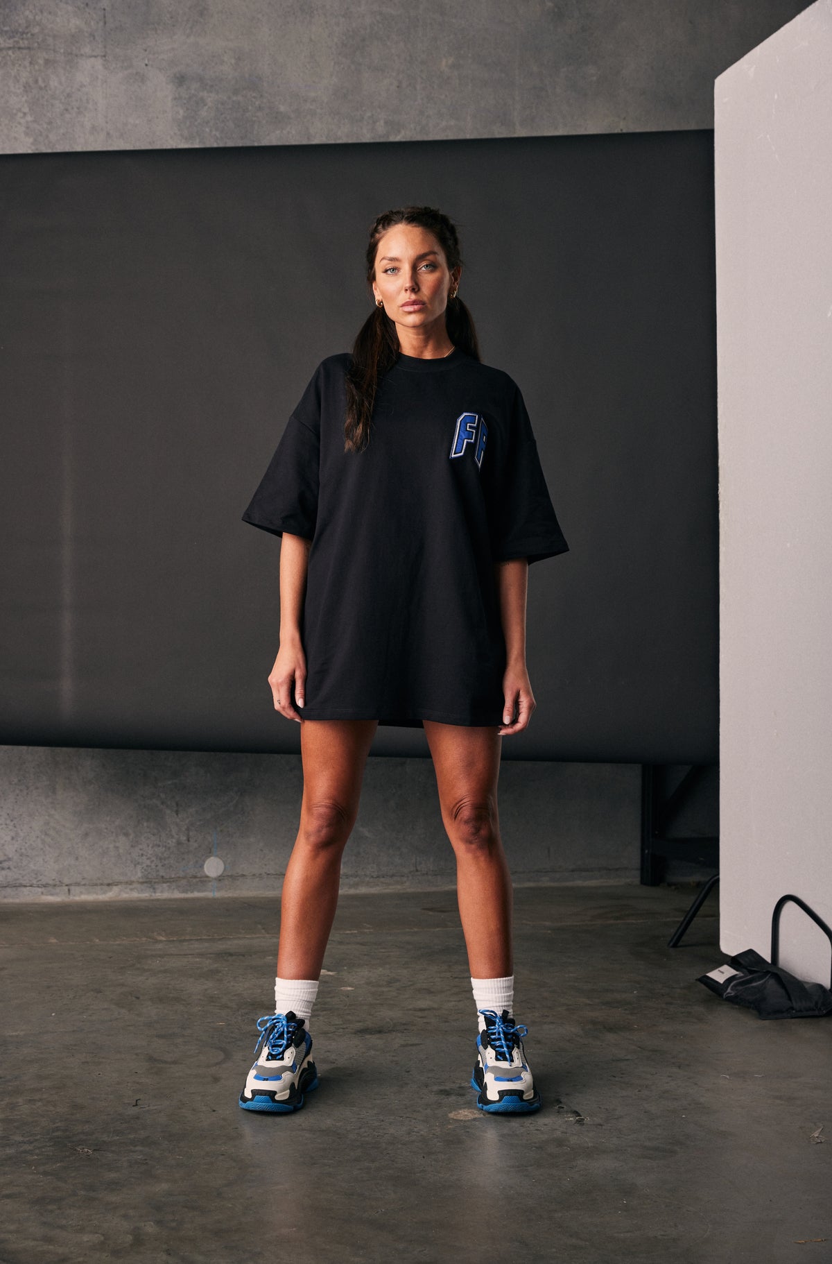 Classic Tee Sapphire Black [women]