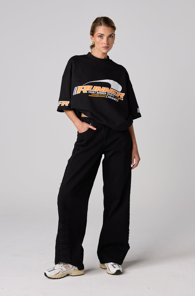 Circuit Tee - Black Mandarin