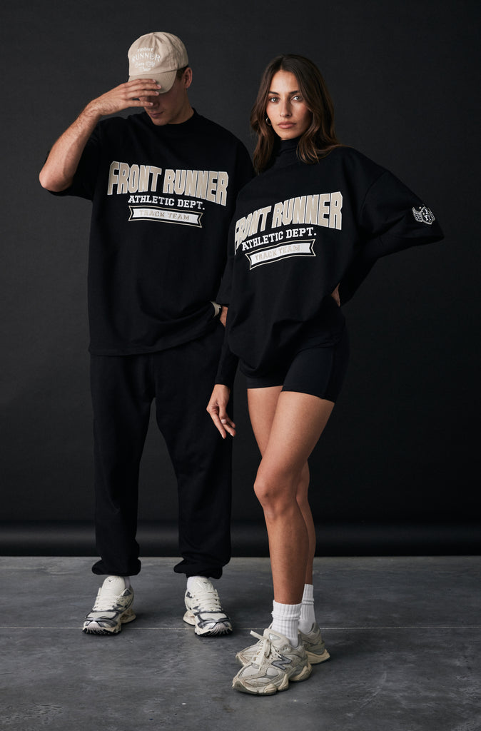 Athletic Department Tee - Black/Malt