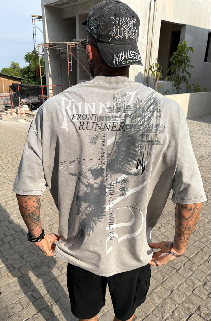 Fall & Rise Tee Concrete