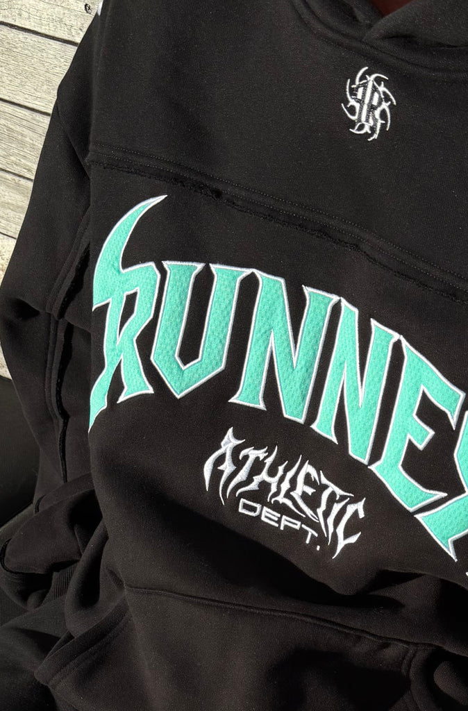 Vortex Hoodie Black Tiffany