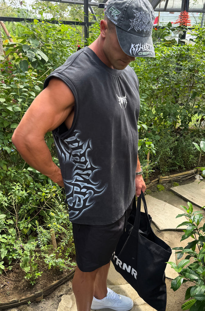 Outlaw Tank Washed Black