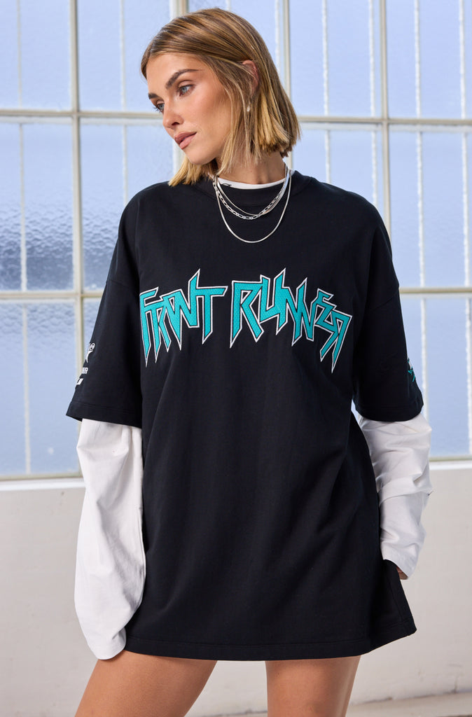 Hybrid Tee Black Tiffany