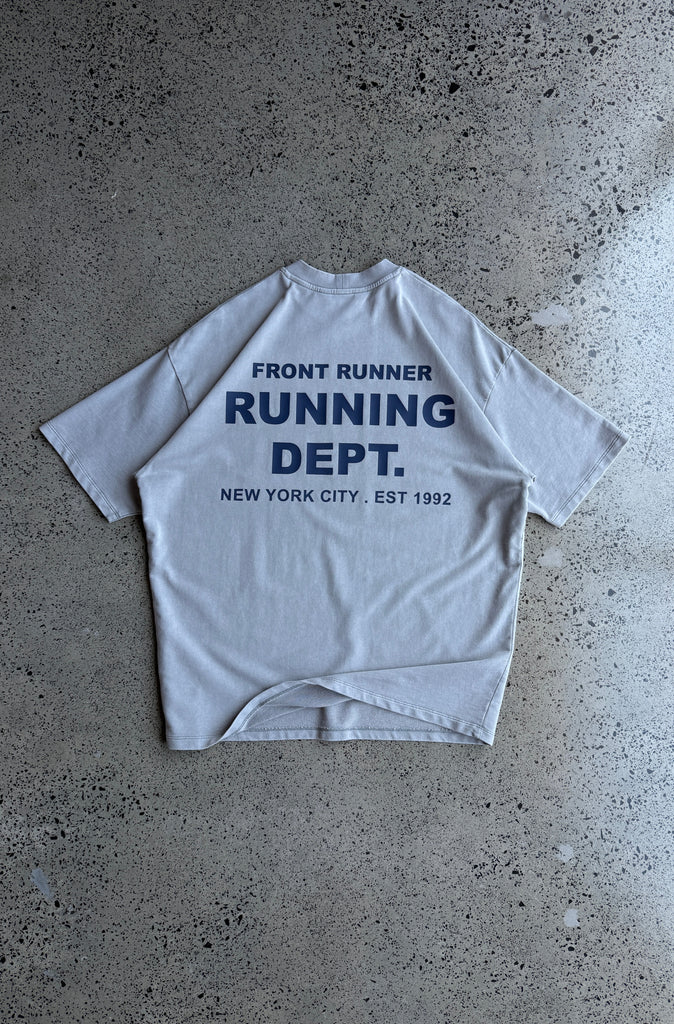 Running Dept Tee - Concrete Midnight