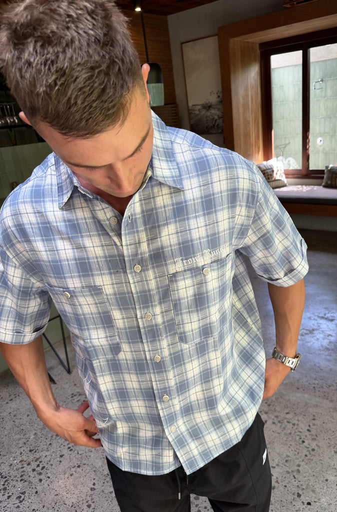 FR S/S Shirt Blue Check