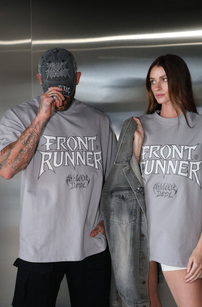 Hardline Runner Tee - Grey
