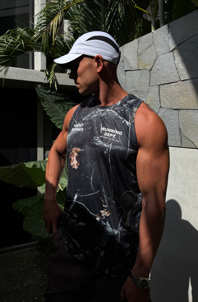 Running Dept Tech Singlet Night Camo