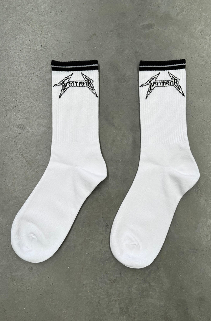 Pyro Socks 2Pk - Black/White