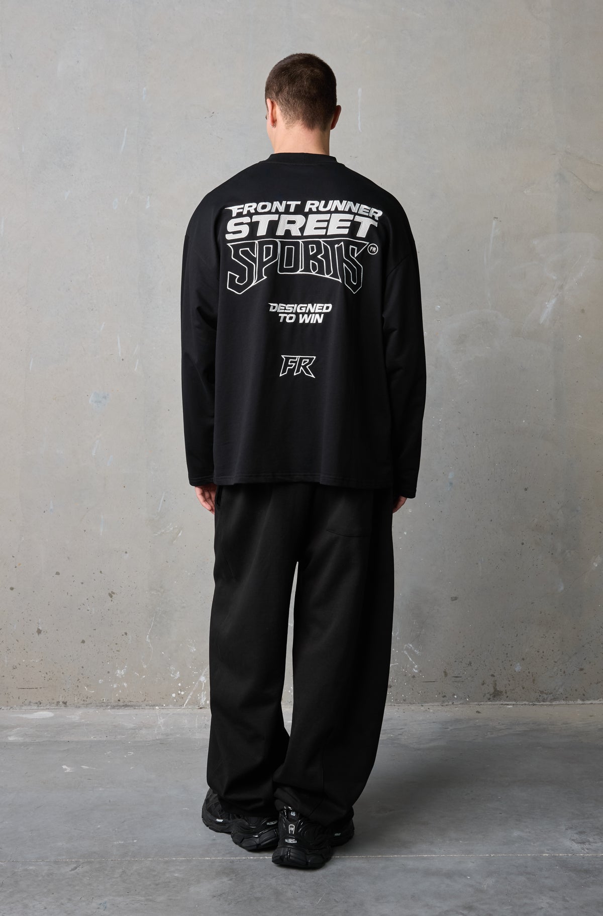Street Sports L/S Tee - Black - Men