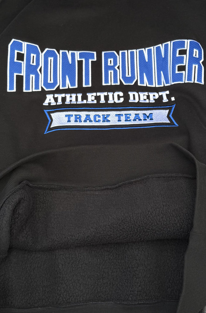 Athletic Department Hoodie Black Cobalt