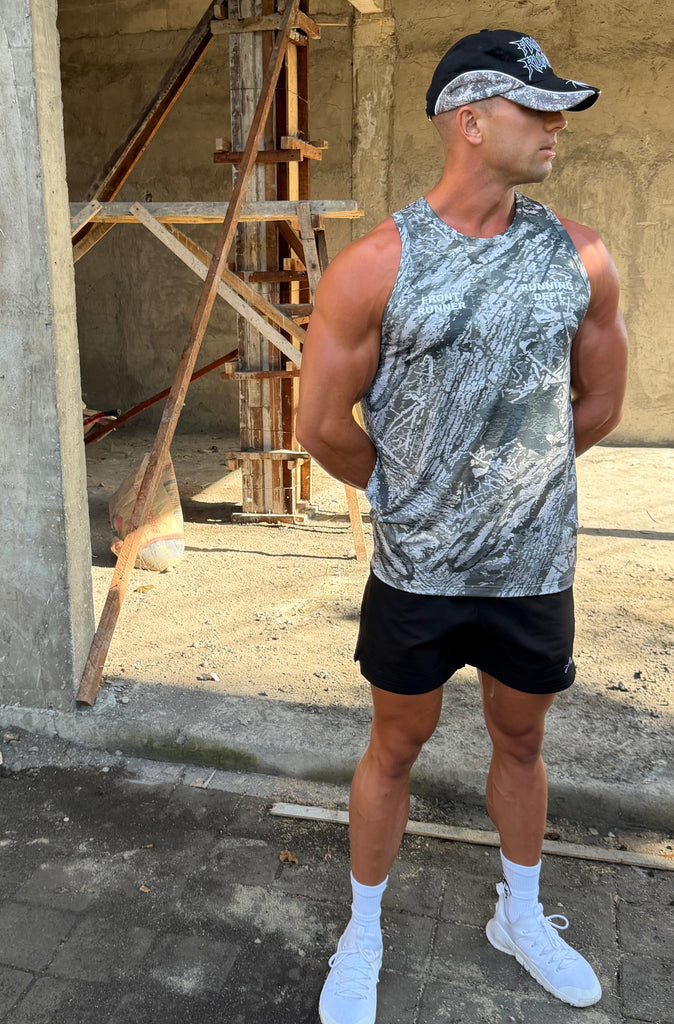 Running Dept Tech Singlet Camo [men]