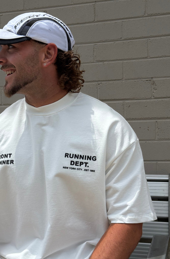 Running Dept Tee Vanilla [men]