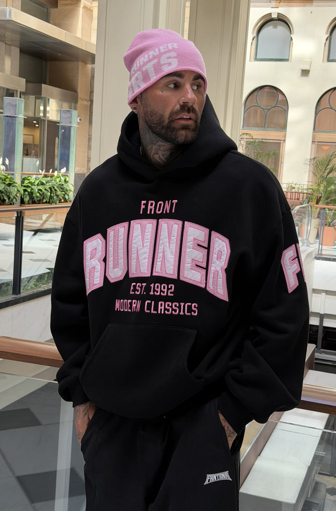 Classic Front Hoodie Black Candy