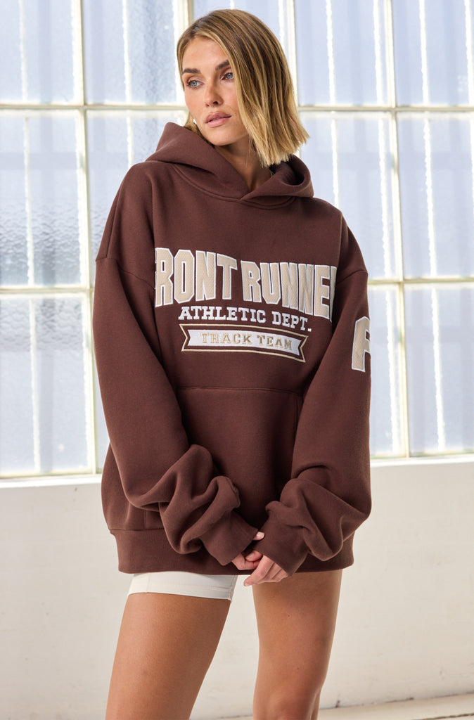 Athletic Department Hoodie Choc Malt