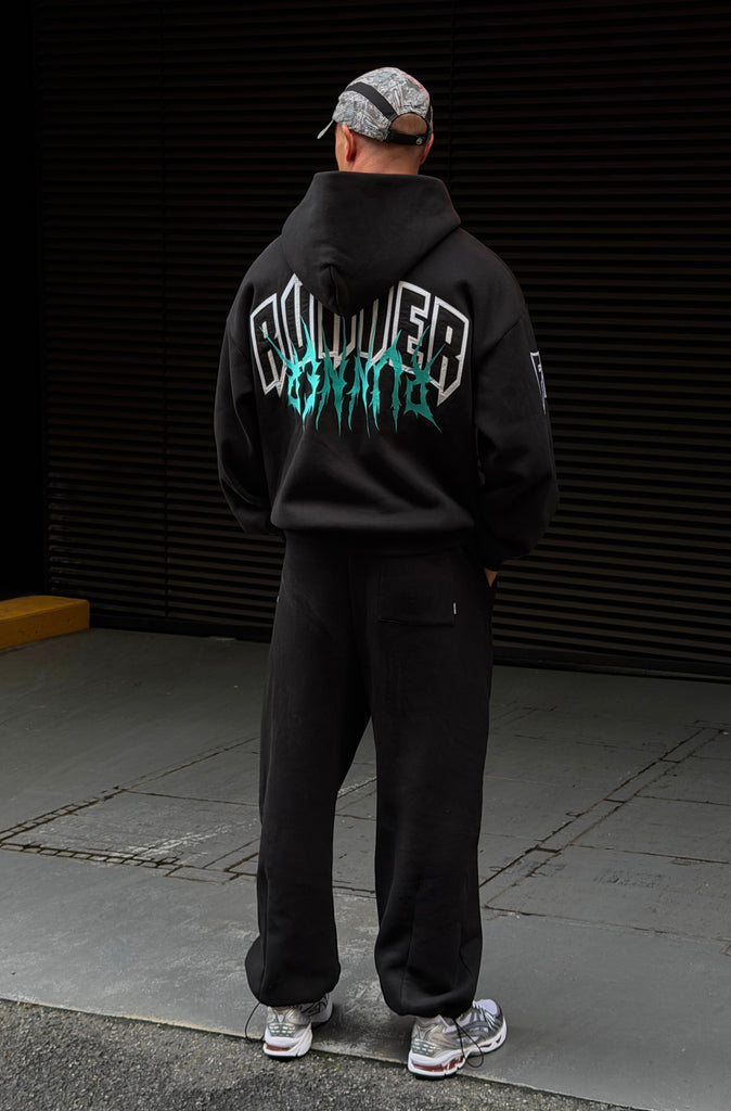 Razor Hoodie Black Tiffany