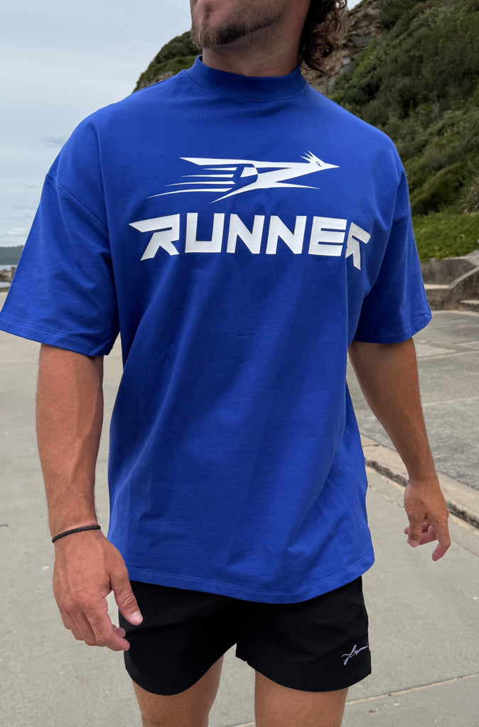 Road Runner Tee - Cobalt
