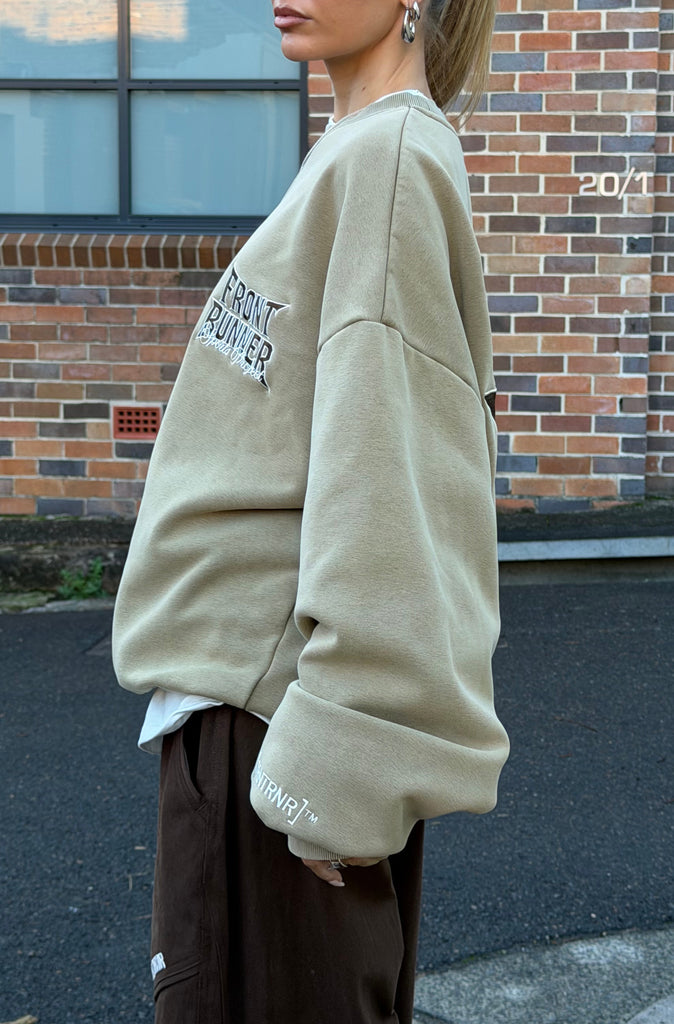 Collusion Crewneck Washed Tan