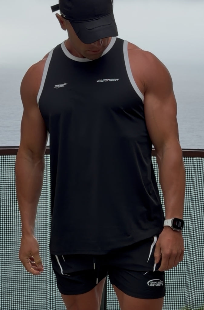 Tempo Singlet - Black