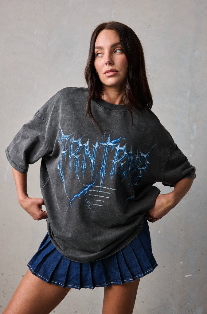 Perfect Storm Tee - Washed Black