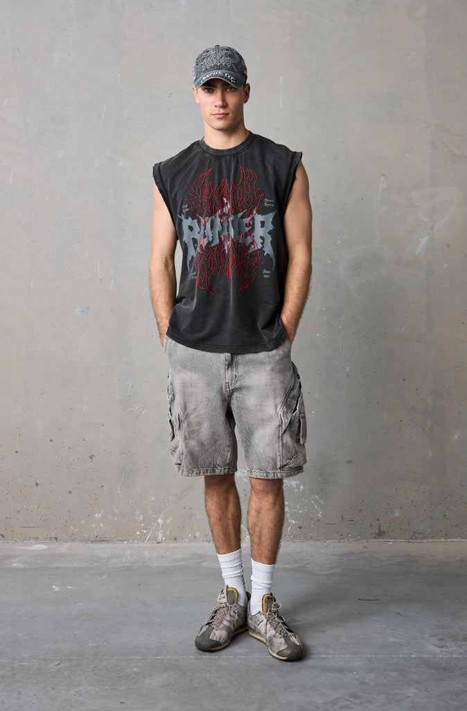 Legacy Pocket Short - Washed Grey