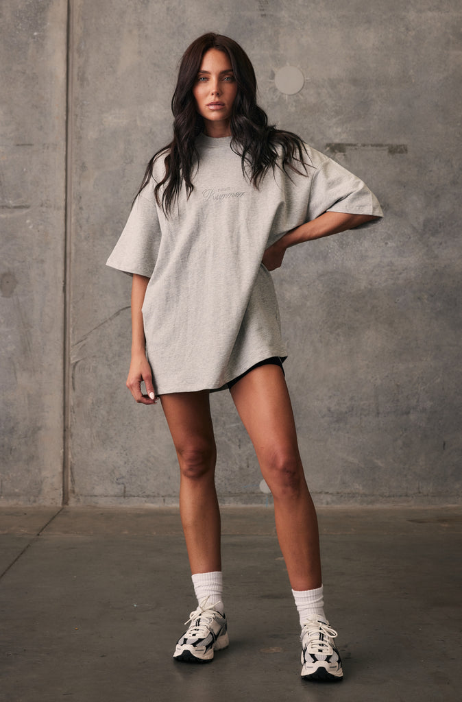 Staple Tee - Grey Marle