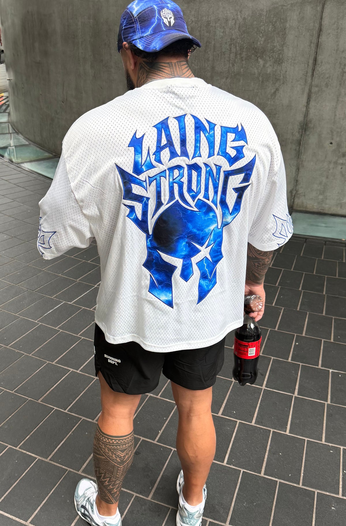 FR X LS Helm Bolt Jersey - White Cobalt - Hover