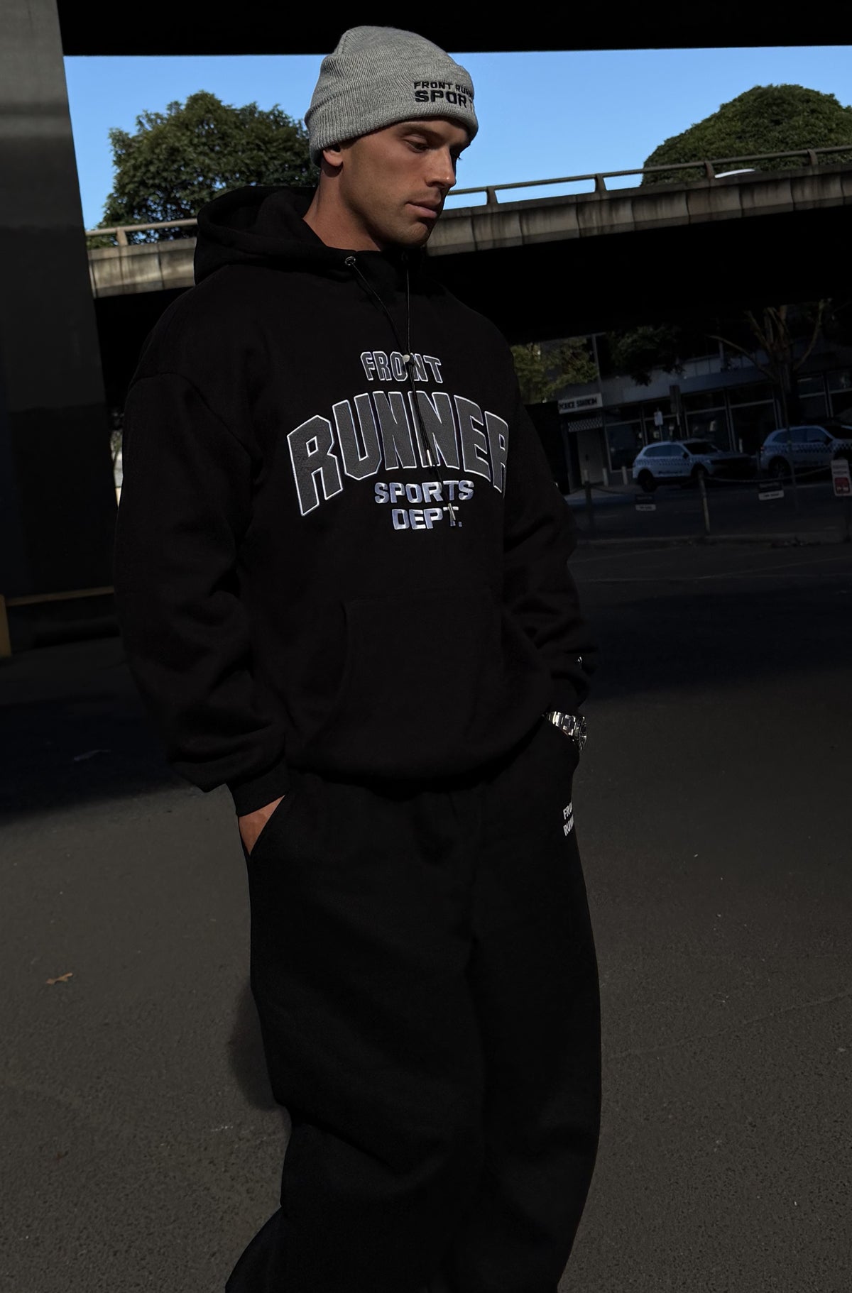 Sports Dept Hoodie Black [men]