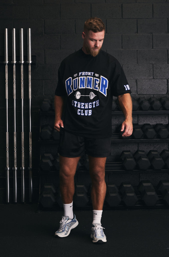 Strength Tee - Sapphire Black