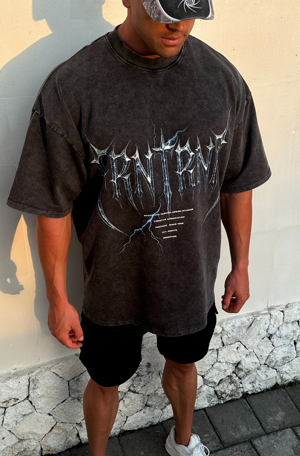 Perfect Storm Tee - Washed Black