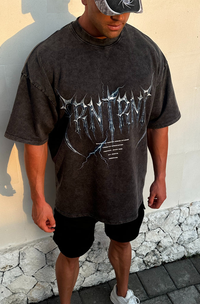 Perfect Storm Tee - Washed Black