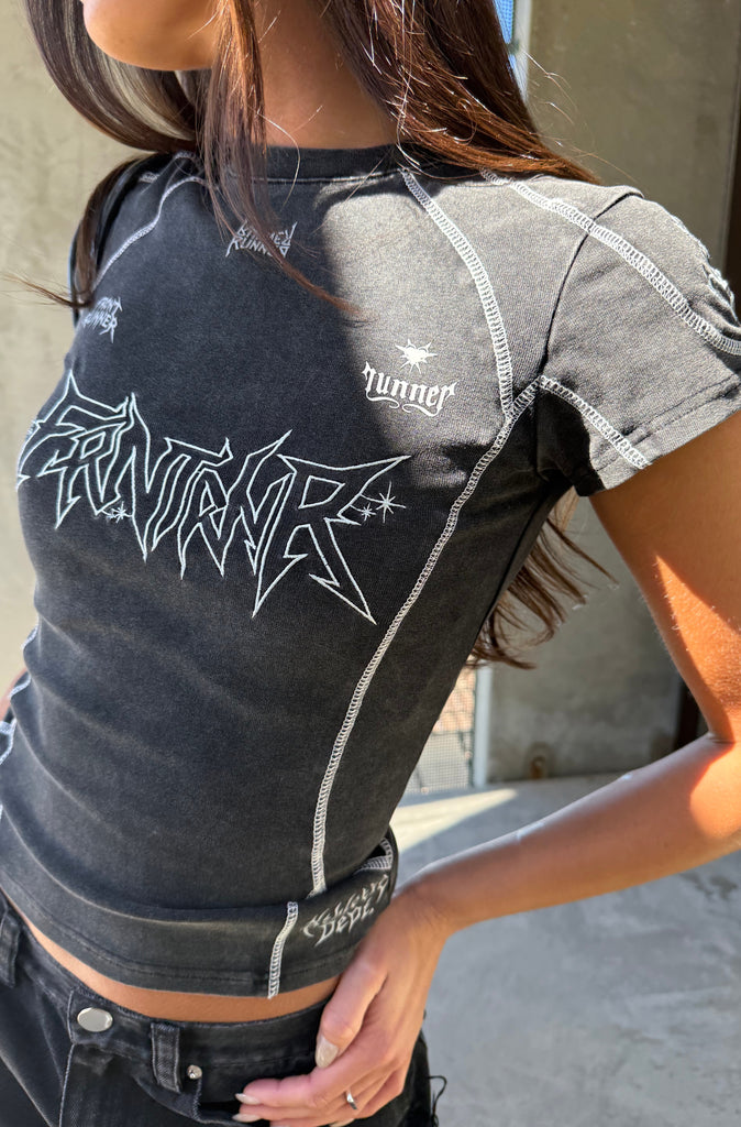 Steelheart Nano Tee - Washed Black