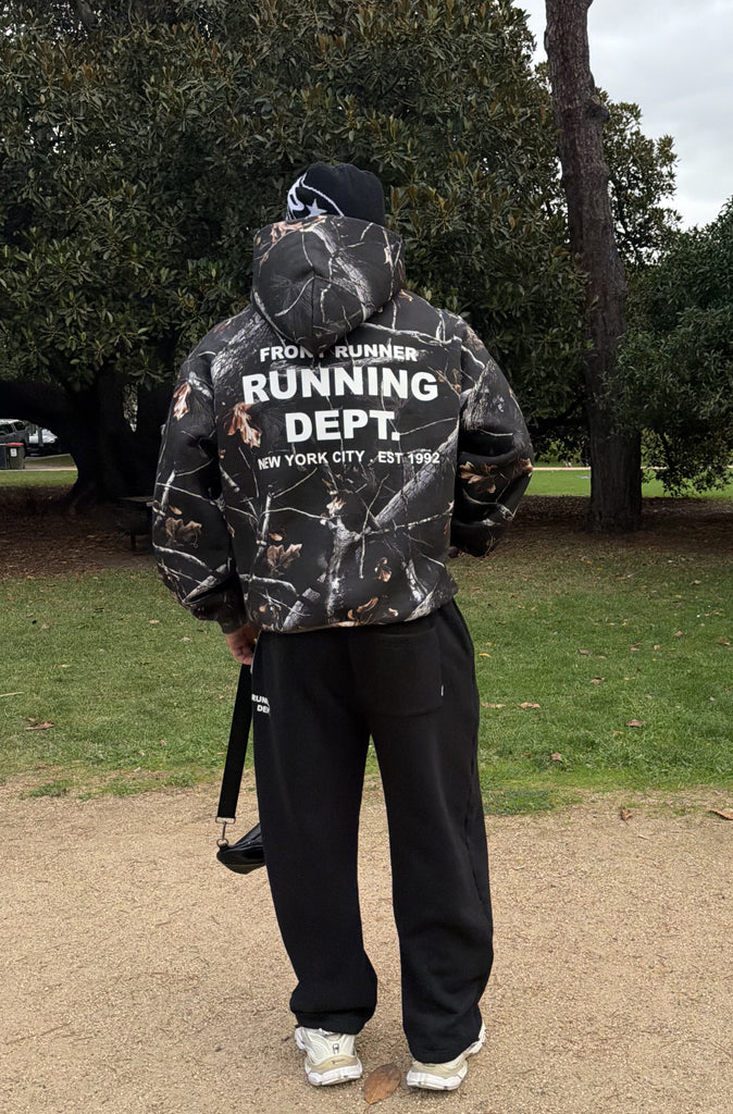 Running Dept Hoodie Night Camo