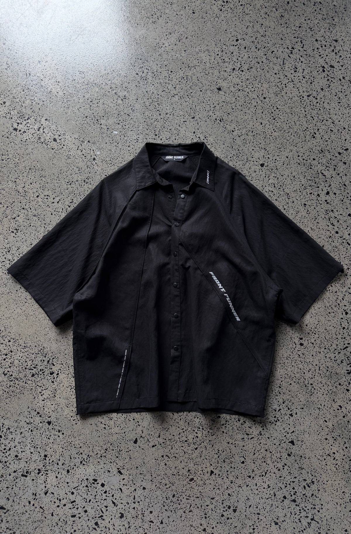 RNNR Panel Shirt Black