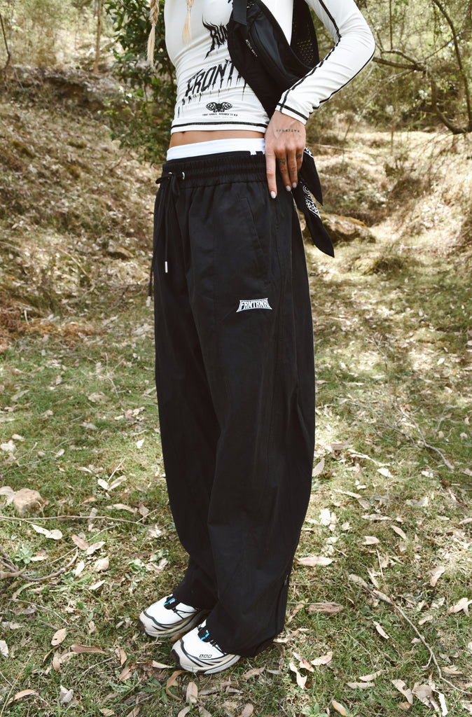 Phase Barrel Leg Pant Black
