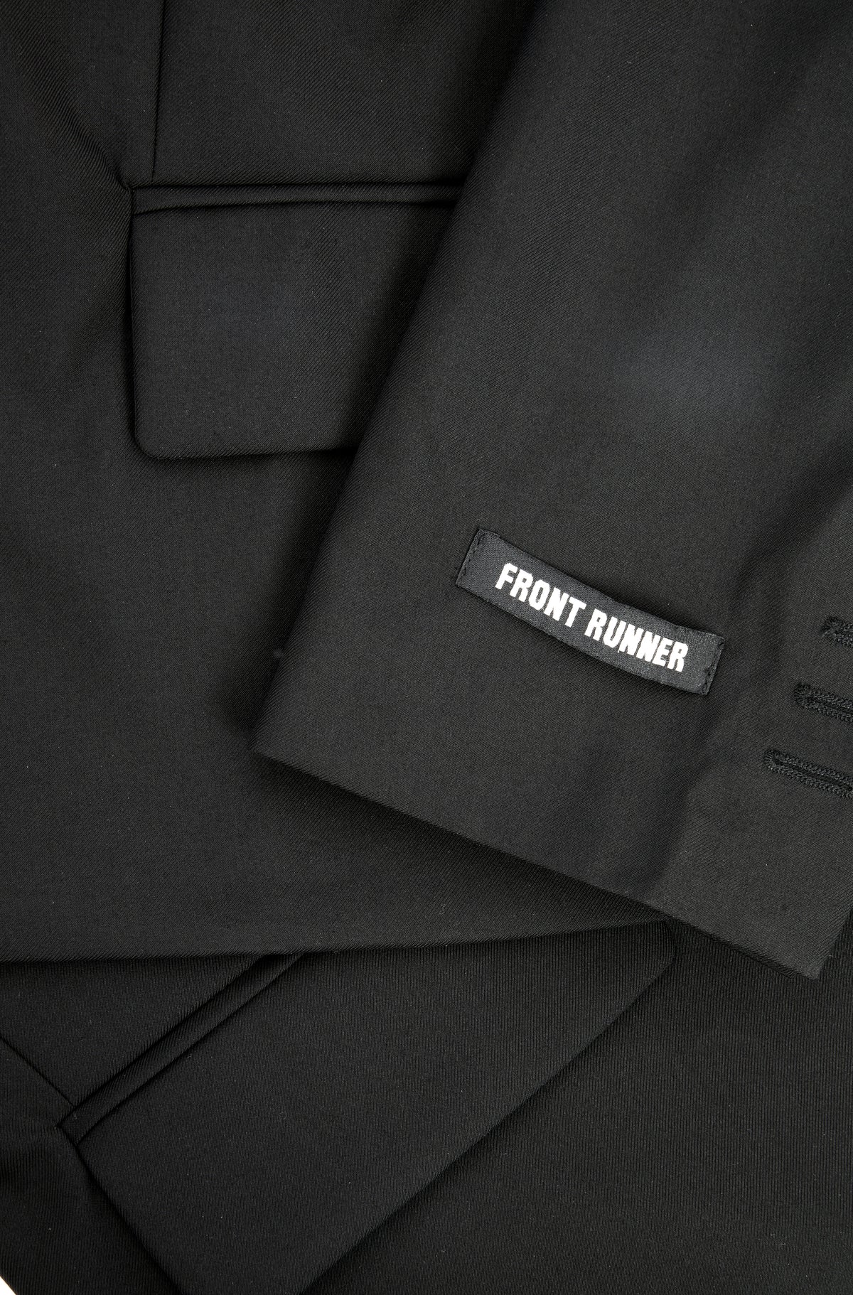 Boxy Tailored Blazer - Black - Hover