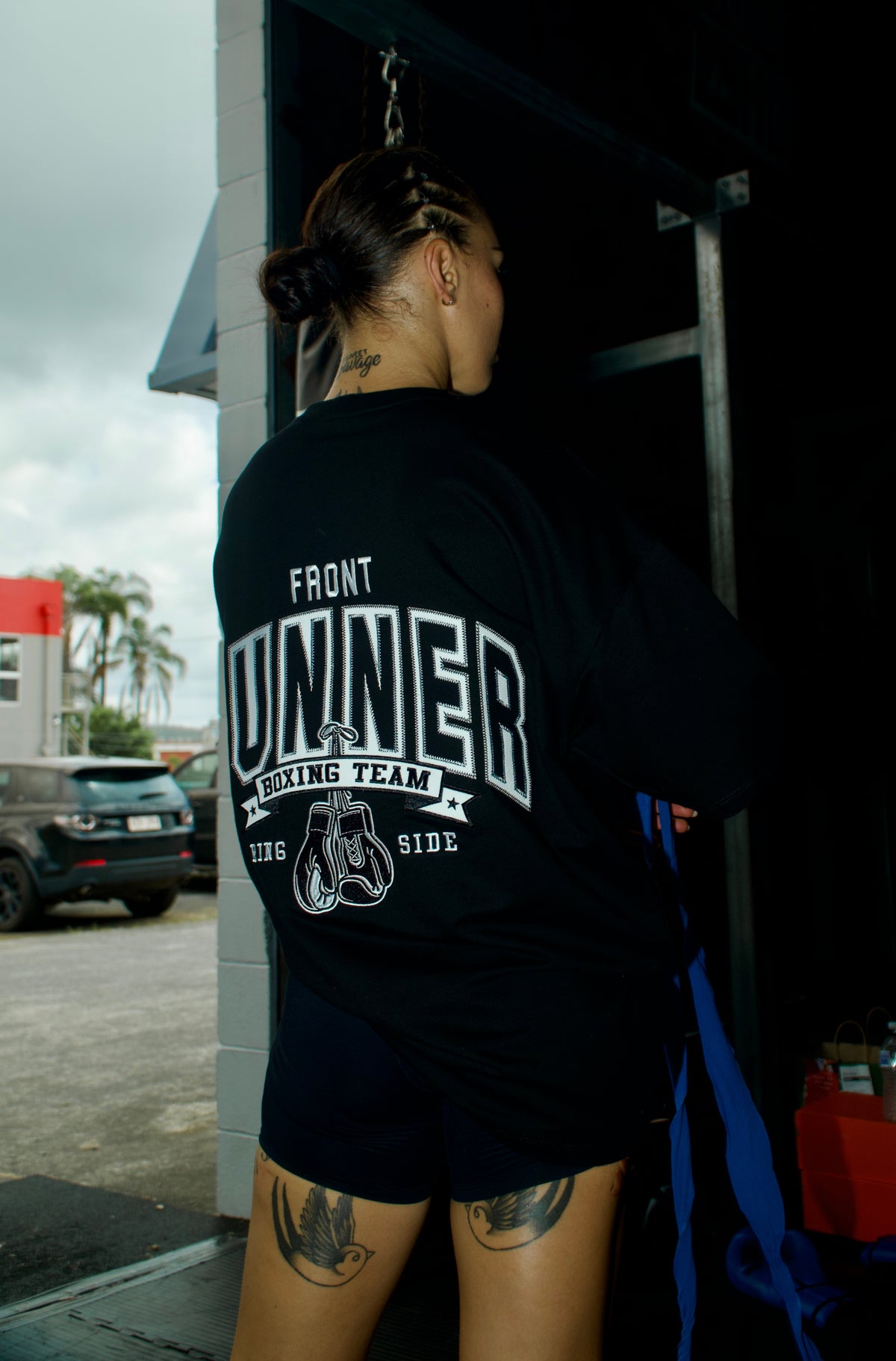 Ringside Tee - Black & White - Women