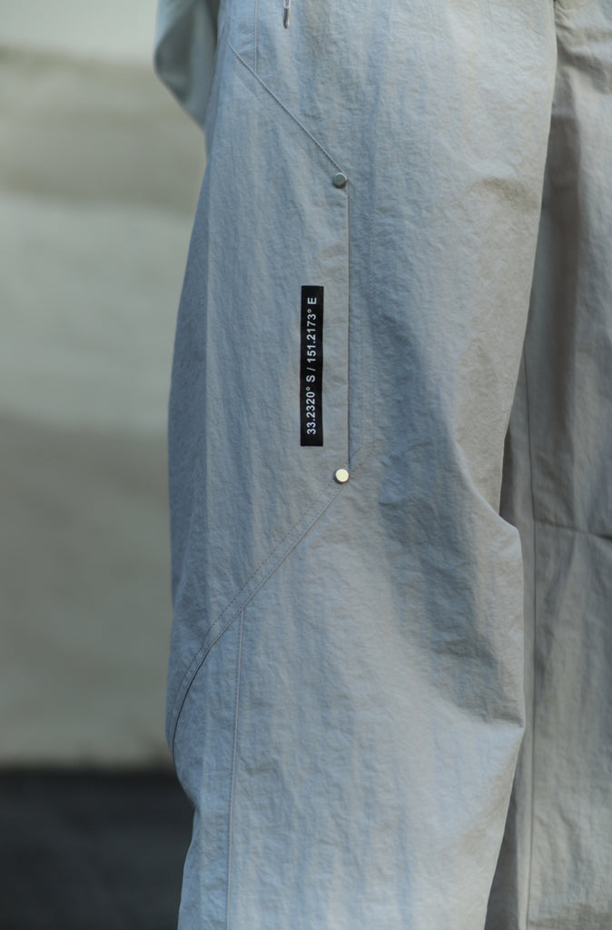 FR Wide Leg Tech Pant - Smoke