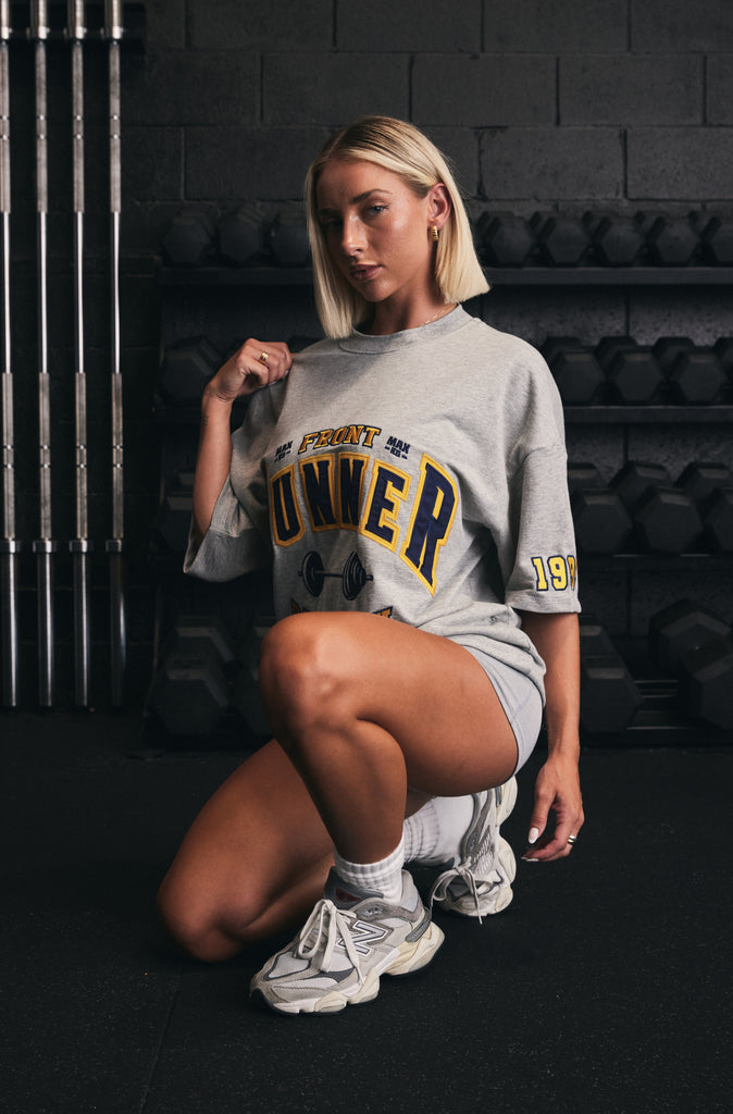 Strength Tee - Grey Marle