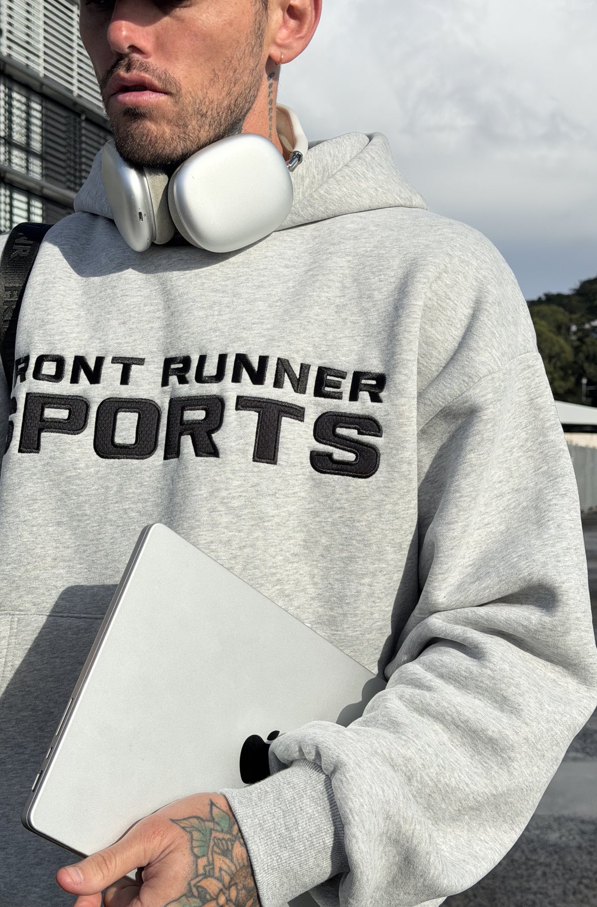 Studio Hoodie Grey Marle [men]