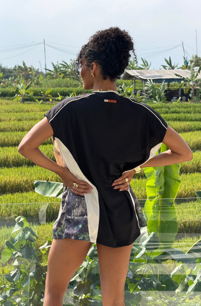 Gridlock Sleeveless Jersey Black Camo
