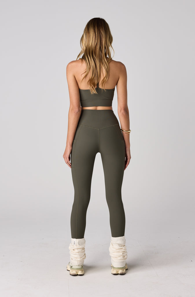 FRNTRNR T-Bar Crop - Khaki